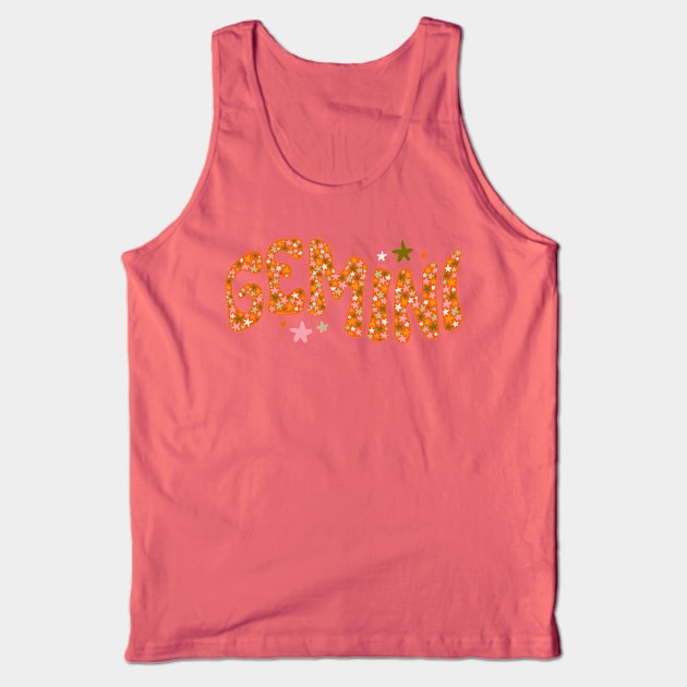 Starry Gemini Tank Top by Doodle by Meg